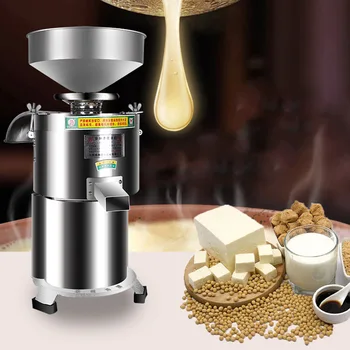 

Soymilk Machine Commercial Sesame Paste Machine Blender Soy Milk Grinding Machine Grain Grinder Slurry Separator Refiner Machine