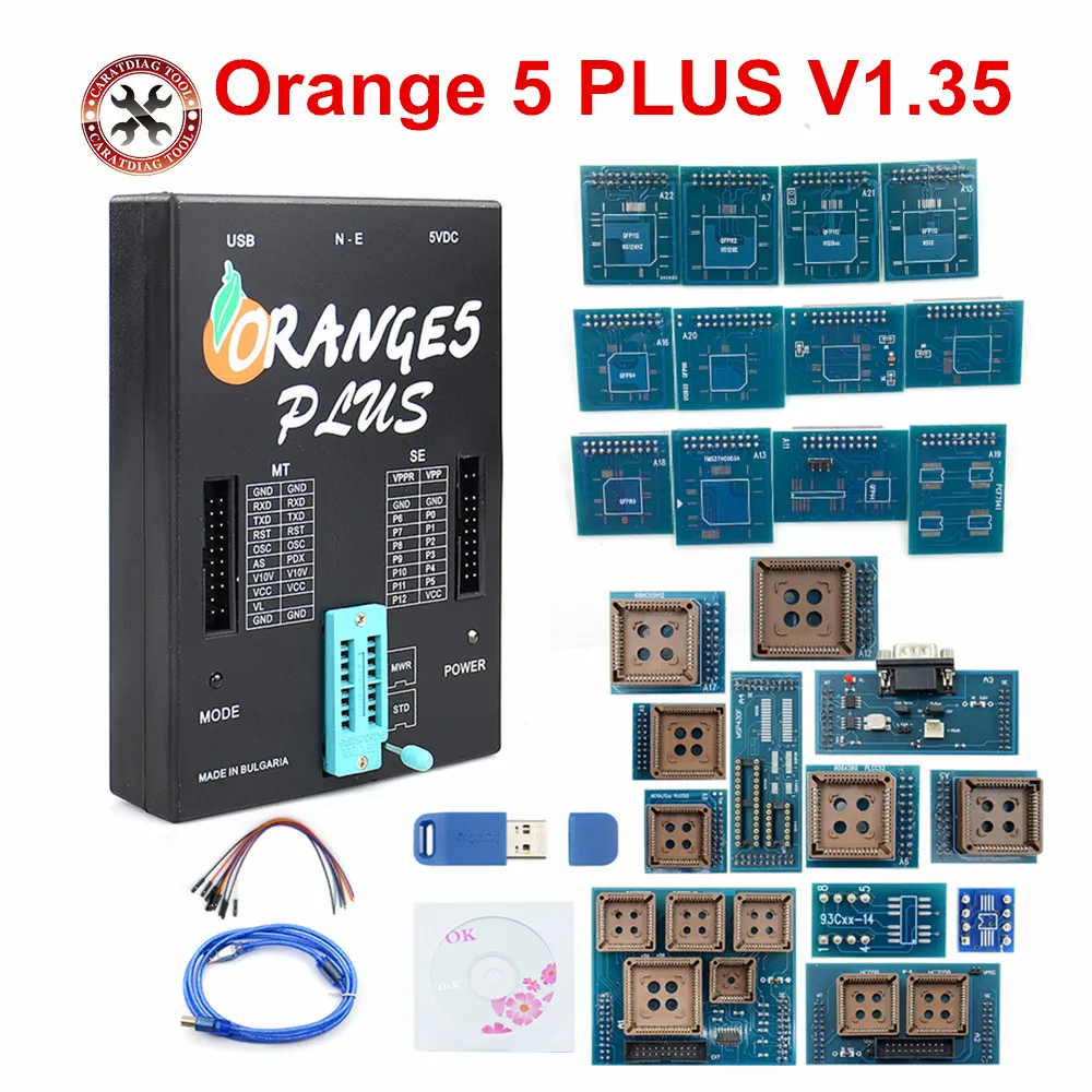 Новейший Orange5 plus V1.35 с полным адаптером профессиональное оборудование для полной