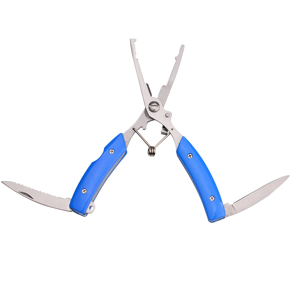 

Proberos Stainless Steel Convenient Practical Fishing Pliers 14.5cm Fish Use Scissors for Lure Rod Line Cutter Fishing Tools