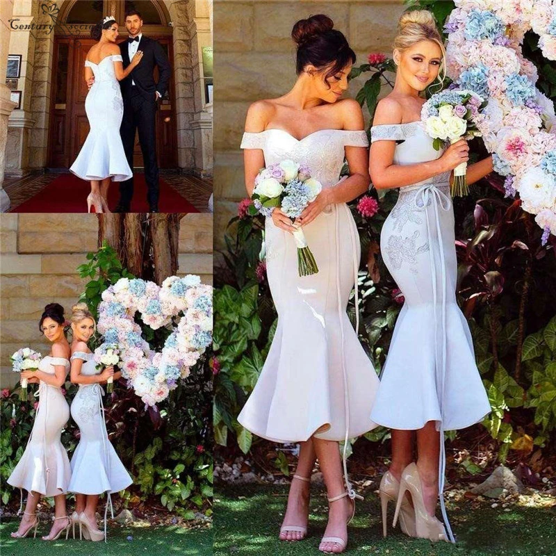 tea length mermaid dress