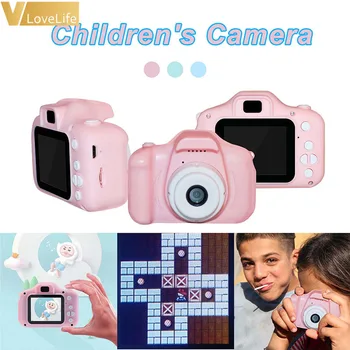 

Children's Camera Toys For Kids Birthday Gifts Mini Game Console Projection Video Cameras Baby Christmas Digital 32GB TF Card