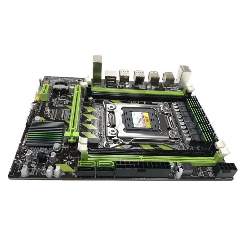 Atermiter X79g X79 Placa-mãe Lga 2011 Usb2.0 Sata3 Suporte Reg Memória Ecc e Processador Xeon e5 4ddr3 Pci-e Nvme M.2 Cabos de computador e conectores - Imagem 4