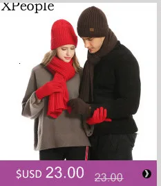 XPeople, сенсорный экран, унисекс, вязаный, зимний, для холодной погоды, подарок, вязаный шарф, шапка, перчатки, набор, флисовая подкладка, Череп, шапка для мужчин и женщин
