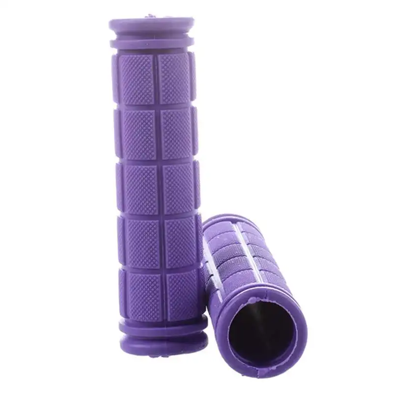Mountain Bike Grips screw handles handlebars Trekking Soft Rubber 1 pair Purple | Спорт и развлечения