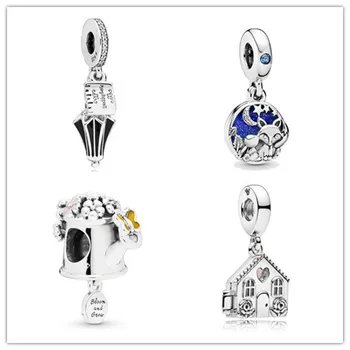 

925 Sterling Silver Bead Charm Fox & Rabbit Dangle Charm Fit Pandora Bracelets & Necklace Women Diy Jewelry