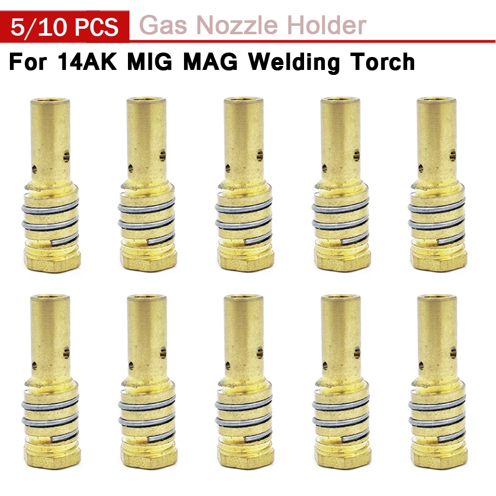 welding rods for sale 15/30pcs MB-15AK Torch Welding Consumables 180A MIG Torch Gas Nozzle Tips Holder Gun Neck Wrench for MIG Welding Machine soldering paste