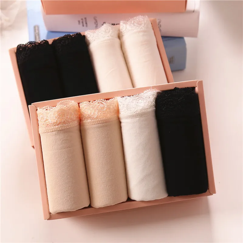 4 Pairs Women Safety Shorts Pants Seamless Nylon High Waist Panties Cotton Anti Lace Boyshorts Pants Girls Slimming Underwear