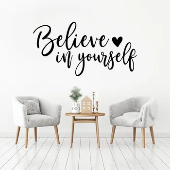 

Cartoon Style Sentence Family Wall Stickers Mural Art Home Decor For Kids Rooms Removable Decor Wall Decals