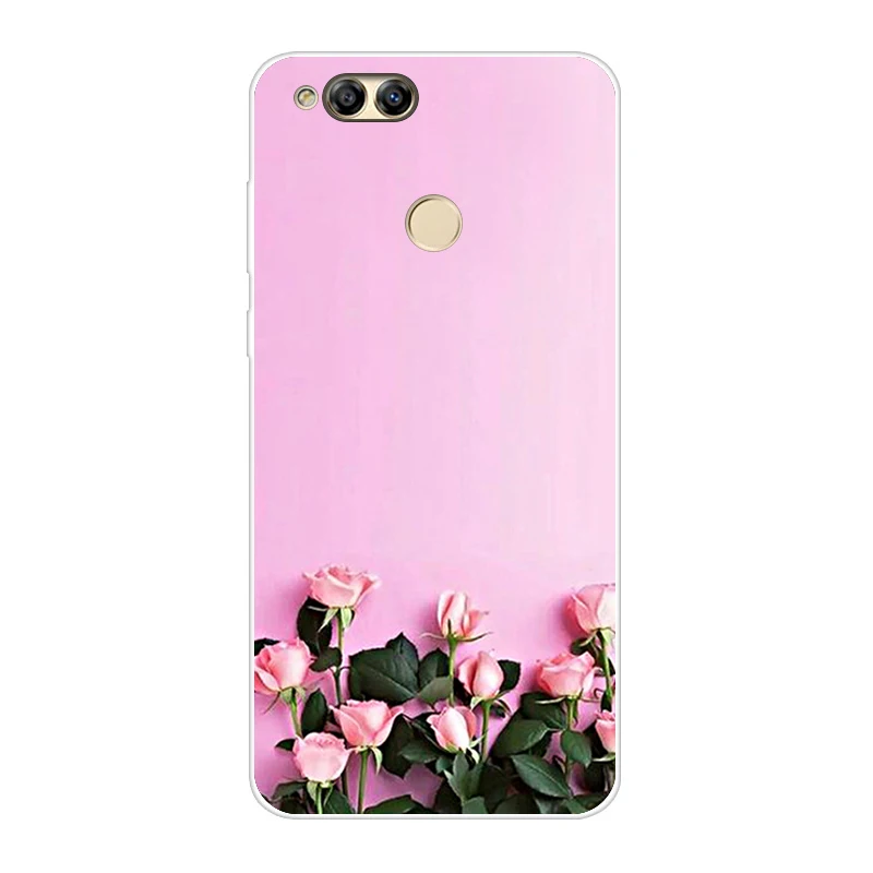 Для Huawei Honor 7 X Honor7X 5,93 дюймов Чехол Мягкий силиконовый чехол для Huawei Honor 7 X Honor 7X Защитные чехлы для телефонов