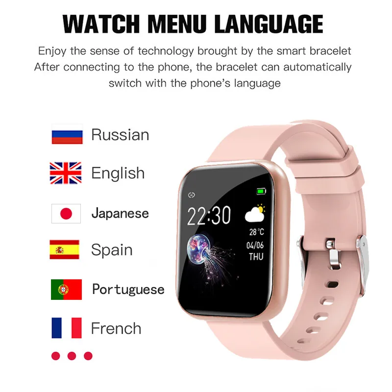 2021 Smart Watch Women Men Smartwatch Fitness Tracker Bluetooth-compatible Waterproof Watches For Android IOS Electronic Clock
