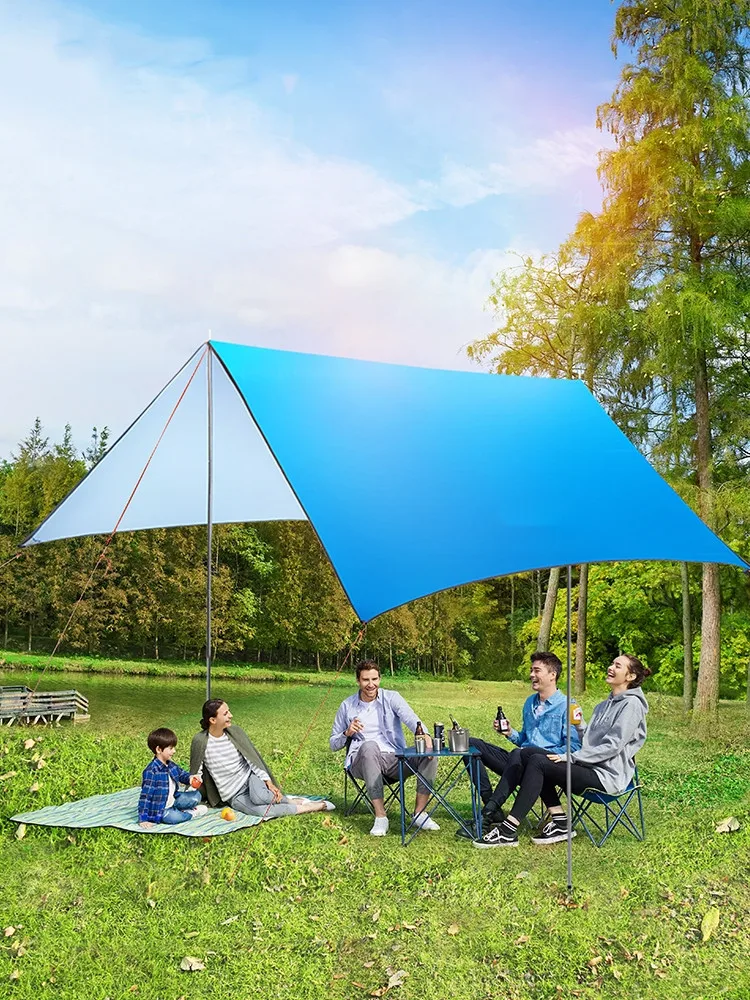 

Canopy Outdoor Camping Tent Awning Beach Picnic Shade Cloth Butterfly Lightweight Quick Opening Portable Pergola Cloth