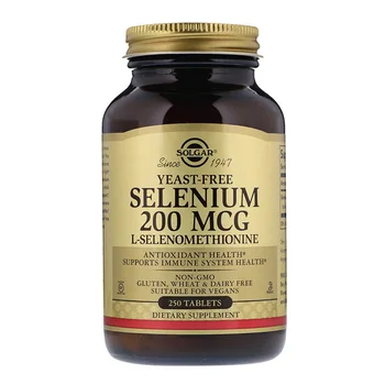 

Free shipping Solgar Selenium 200 mcg L-Selenomethionine 250 tablets