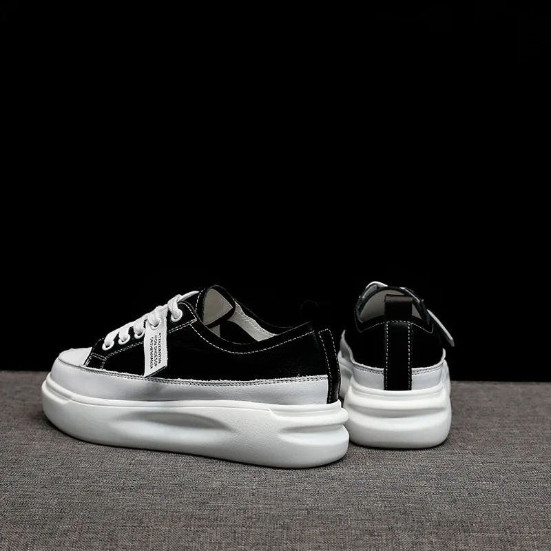 

Thick Bottomed White Shoes Women's 2019 Autumn New Style Casual Versatile Low-Cut Elevator Online Celebrity White Shoes Women's