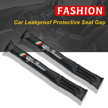 

Car Seat Gap Filler Auto Seats Leak Stop Pad Soft Padding For Alfa Romeo Giulia Stelvio Accessories Car Styling