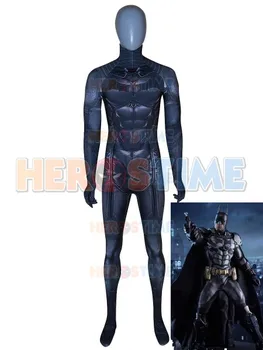 

3D Print Newest Batman Suit Batman Arkham Origins Batman Cosplay Costume Spandex Zentai Suit Adult/Kids/Custom Made