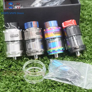 

yftk Kylin M RTA Rebuildable 3ml/4.5ml 24mm Tank Atomizer Top honeycomb airflow Large Build Deck Vaporizer vape Tank vs zeux rta