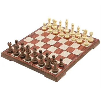

Magnetic Board Tournament Travel Portable Chess Set New Chess Folded Board International Magnetic Chess Set Playing Gift S