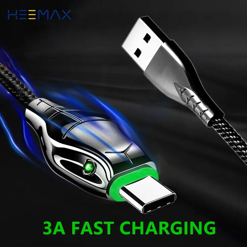 

3A USB C Type C Fast Charging Cable For Xiaomi Samsung Charging Micro USB Type C Cable Phone Fast Charger USB Cable Cord Wire