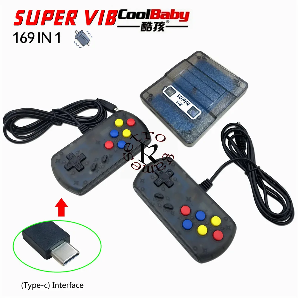 Mini TV Game Console Super VIB Vibration Retro Video Game Console Built-In 30 Vibration Games+139 classics Games