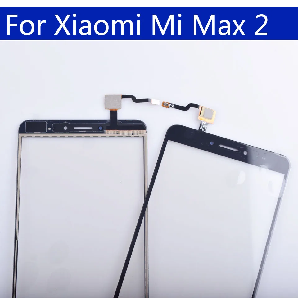 10 шт \ Лот сенсорный экран для Xiaomi mi Max 2 mi Max2 Max2 Сенсорная панель дисплей датчика стекло объектив панель дигитайзер Замена