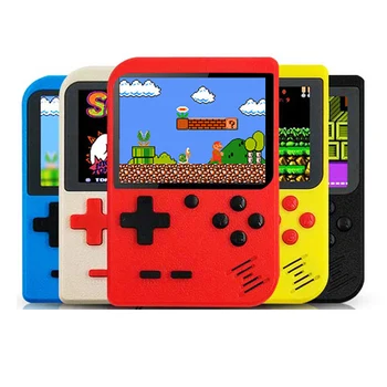 

2020 New Built-in 400 Games 1000mAh Battery Retro Video Handheld Game Player Gamepad 2 Players Doubles 3.0 Inch LCD Game Boy