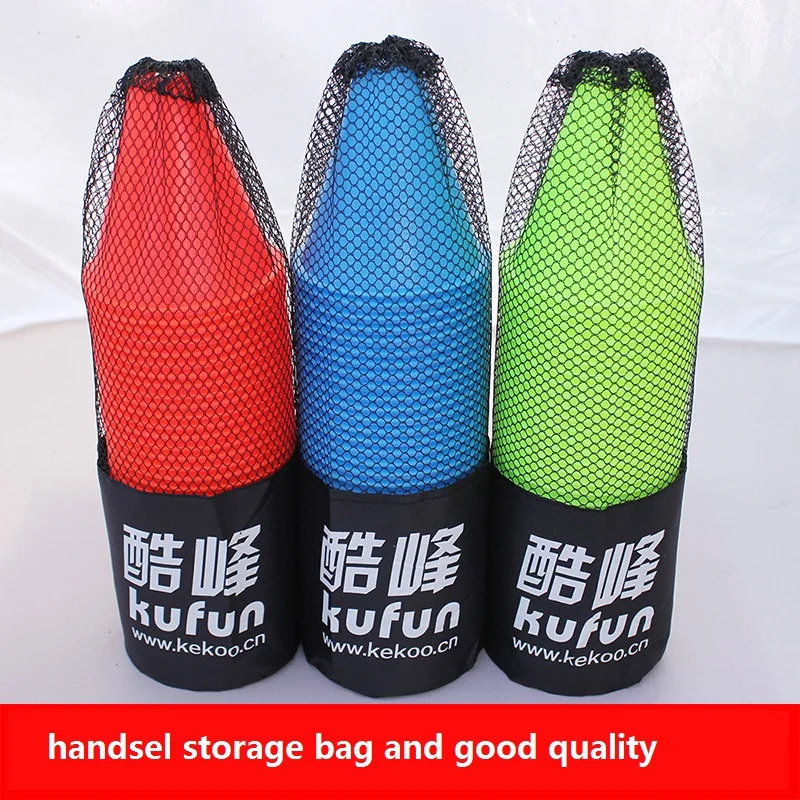 Sport Football Soccer Rugby Training Cones Cylinder Outdoor Obstacles For Roller Inline Skating Marker Cup with Storage Bag