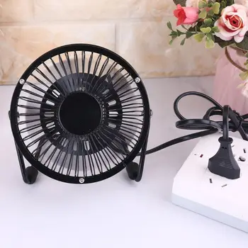 

US EU UK Plug AC 110V 220V Electric Fans 5 inch Table Metal Fan Small Desktop Fan for Home and Office Personal Fan