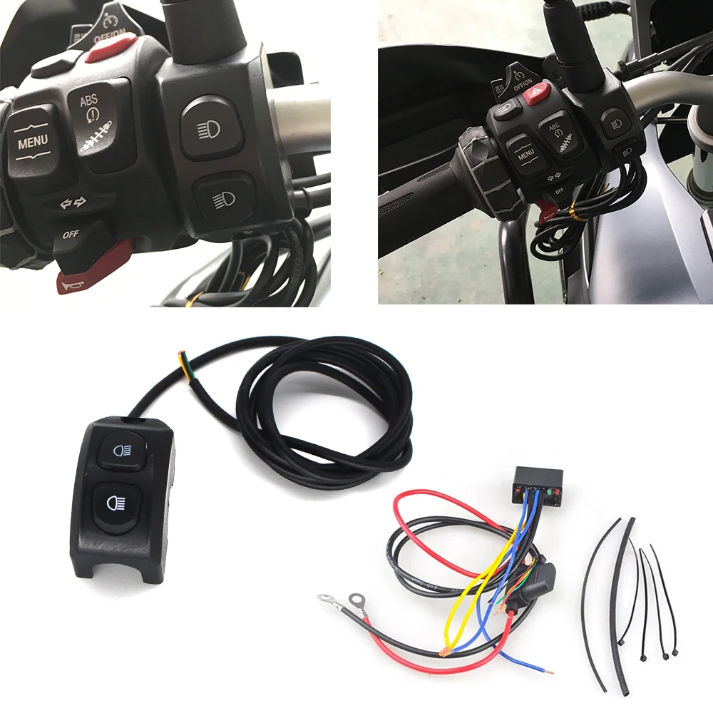 Для BMW R1200GS R1250GS F850GS F750GS ADV Adventure LC ручные светодиодные противотуманные фары жгут