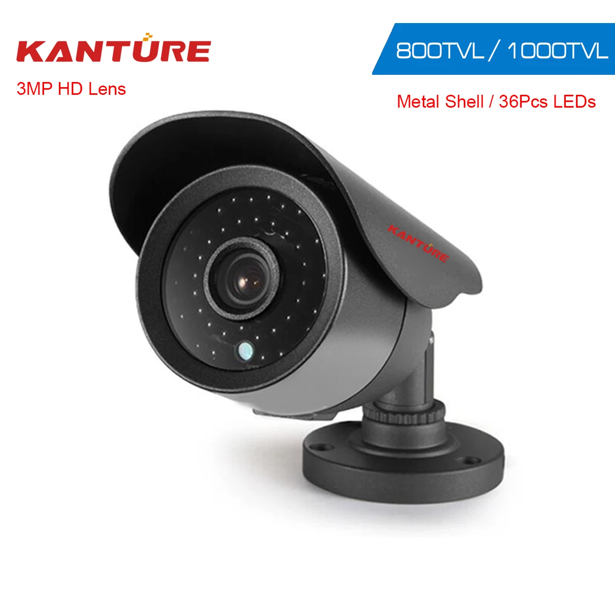 KANTURE Night vision CCTV Security Camera CMOS 1000TVL indoor Outdoor
