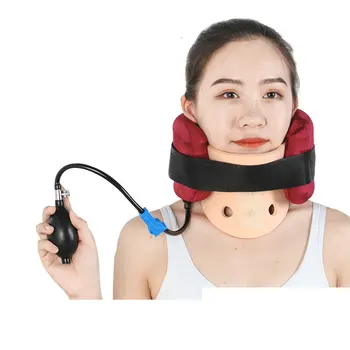 

Support fixed cervical traction device inflatable neck support neck protection for office workers cervical traction device