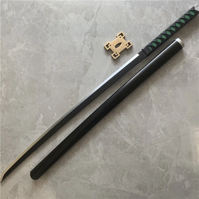 Description Picture 3 of item1:1 Kimetsu no Yaiba Knife Sword Weapon Demon Slayer Tanjirou Zenitsu Cosplay Samurai Sword Ninja PU Gift 104cm