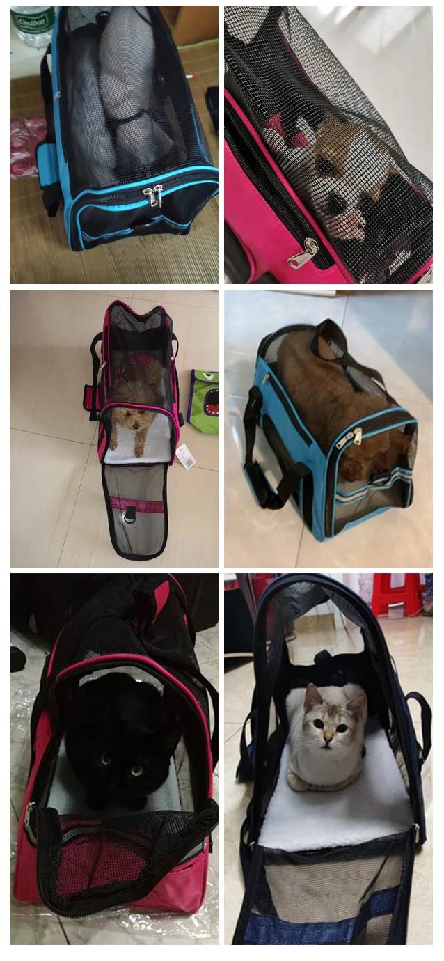 Portable Dog Carrier Bag Pet Puppy Travel Bags Breathable Mesh Bags for Small Dogs Cat Chihuahua Carrier Outgoing Pets Handbag