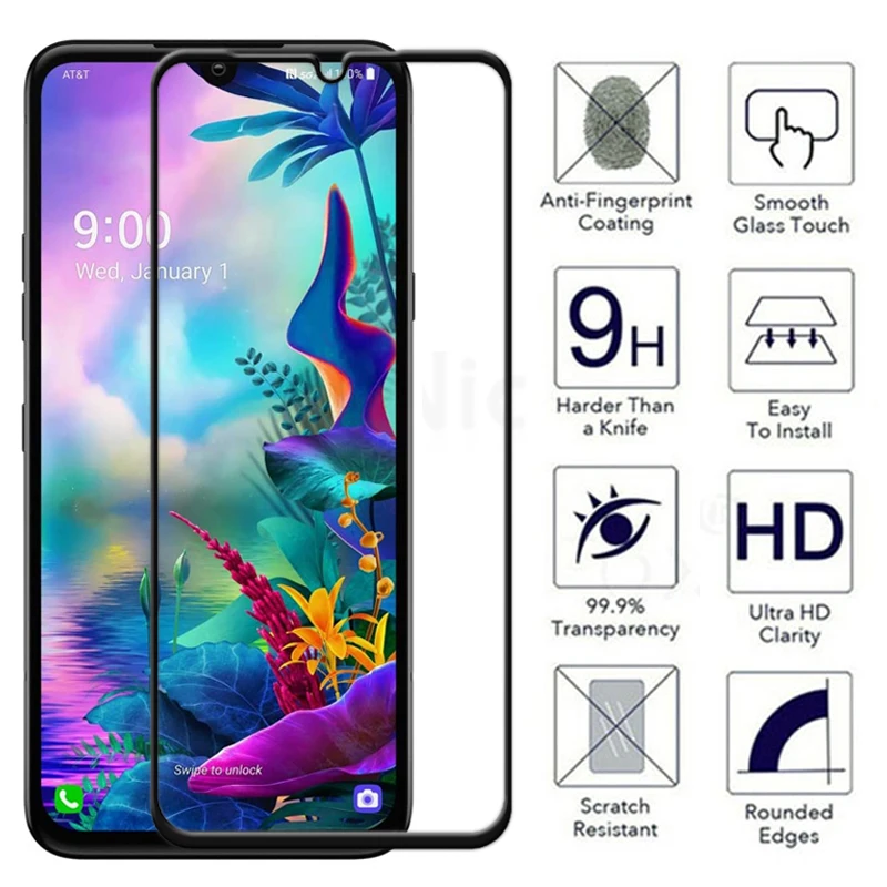 Protector Tempered Lg G8x Thinq Cover 1-3pcs Full Cover Tempered