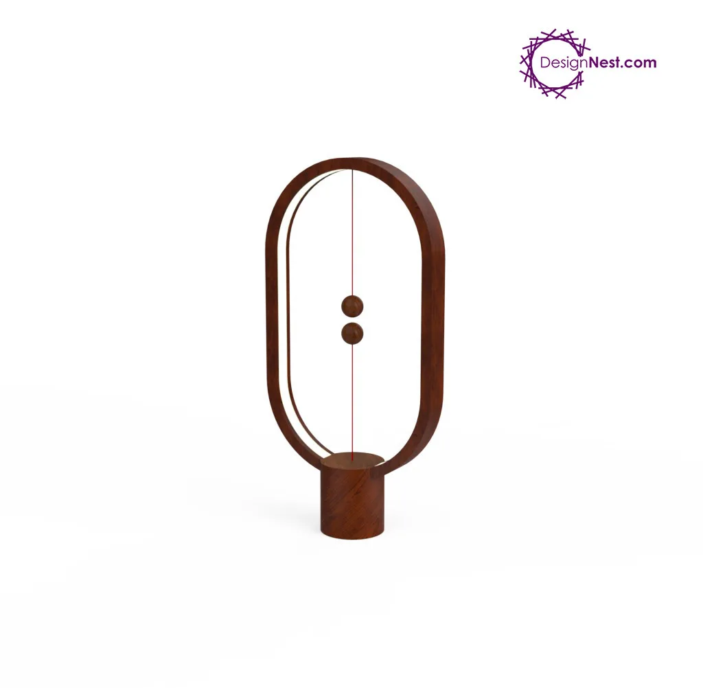 

A loole ke Distributor Holland Red Dot Award Lamp Balance Lamp Black Walnut Creative Smart Magnetic Balance Lamp