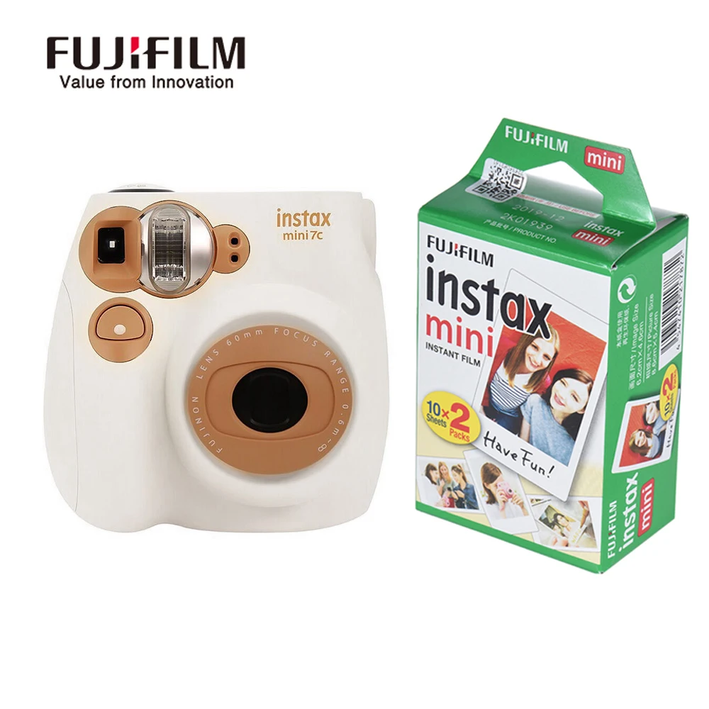 Fujifilm Instax Mini пленочная камера era Mini7c мгновенная камера пленочная камера автоматическая фокусировка с батареей ремешок на запястье