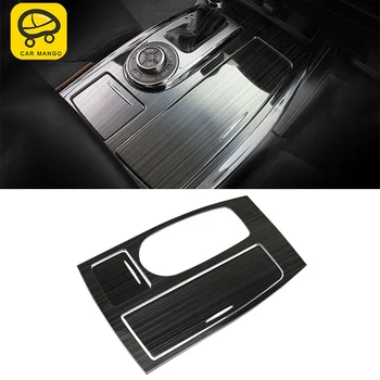

CAR MANGO For Nissan Patrol Y62 Auto Car-styling Gear cup holder frame cover trim Stickers Covers Interior Accessories