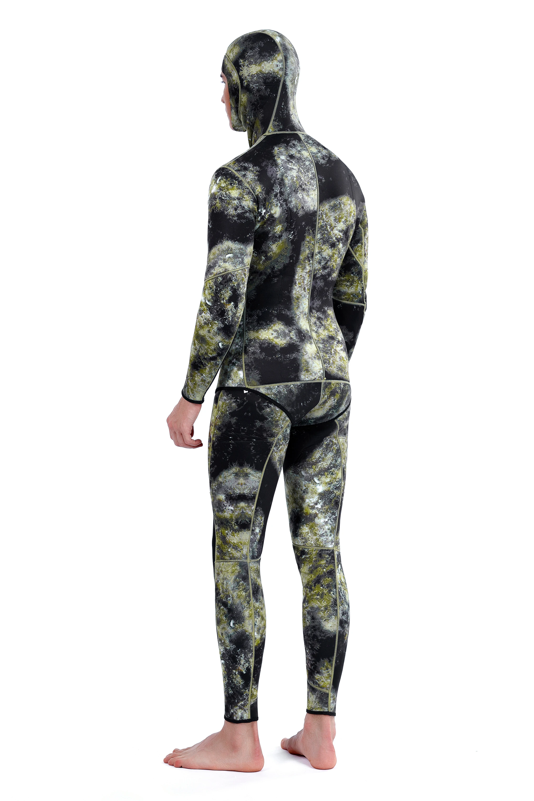 Camouflage Neoprene Diving Suit for submersible activities3