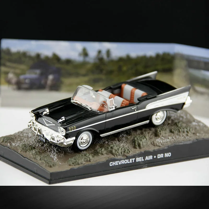

1/43 CHEVROLET BEL AIR 007 Movie Alloy Diecast Collection Model Toys Car