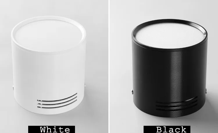 Dimmable LED COB Spotlights Ceiling lamp AC85-265V 5W 7W 9W 12W 15W Round Downlights Warm Cold White LED Lamp Indoor Lighting