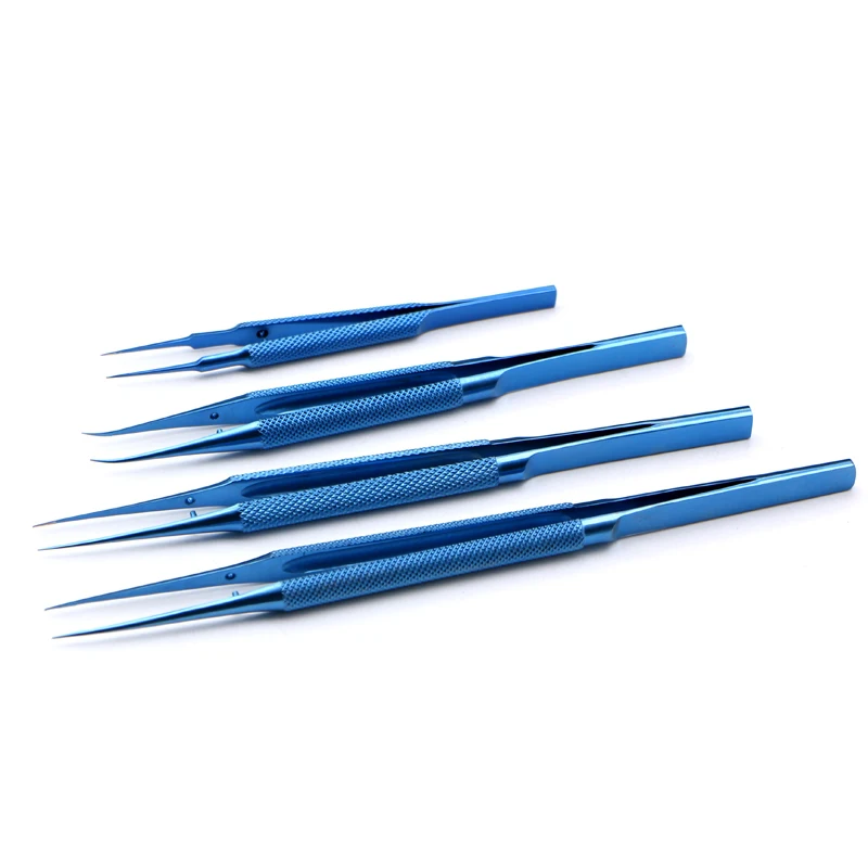 Surgical Instruments Ophthalmic Tool Titanium Alloy Micro Scissors Conjunctiva Toothed Forceps Probes Hooks Spatulas Speculums Tweezers