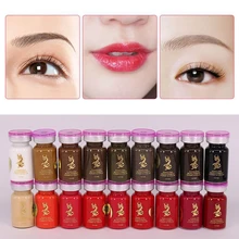 2020 neue Semi Permanent Augenbrauen Tattoo Tinte Durable Emulsionen Make-Up Pigment Microblading Färbung Schönheit Werkzeug Liefert