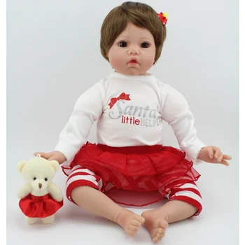 

High Quality Reborn Dolls 50CM Newborn Bebe Doll Silicone Baby Cute Lifelike Doll Reborn Baby Toys For Baby Gril Christmas Gifts