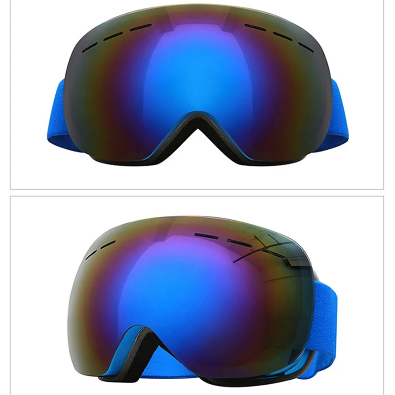 Ski Goggles Double Layers UV400 Anti-fog Big Ski Mask Glasses Skiing Snow Men Women Snowboard Goggles Anti-fog Ski Mask