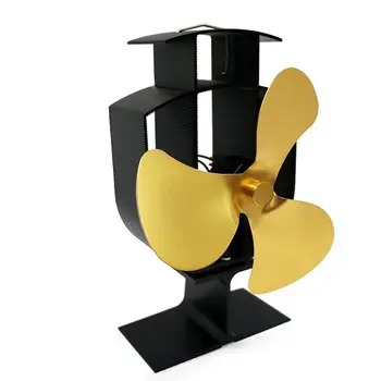 

3-blade Fireplace Fan, Environmentally Friendly, Silent And Silent Heat, 3-Blade Head Mobile Mini Fireplace Fan Warming Tool