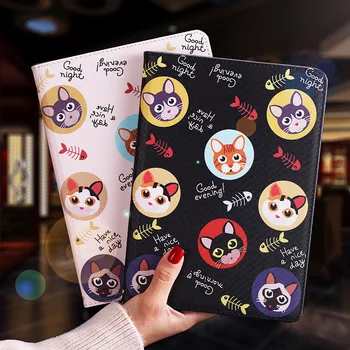 

PU Case for ipad 10.2 2019 Flip Stand Leather Cartoon A2197 A2198 A2200 Smart Cover Case for ipad 7th generation 10.2" inch