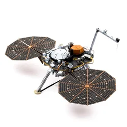 3d metal quebra cabeça insight mars lander modelo kits montar quebra cabeça presente brinquedos para crianças