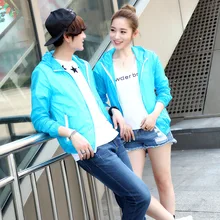 Одежда для защиты от солнца, для пар, для спорта на открытом воздухе, для кожи, плащ-Пыльник, яркие цвета, с капюшоном, воздухопроницаемая рубашка для женщин