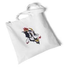 Lychee девочки экологические сумки для покупок Женская парусиновая сумка с принтом дьявола Повседневная Большая модная сумка школьная Студенческая сумка через плечо