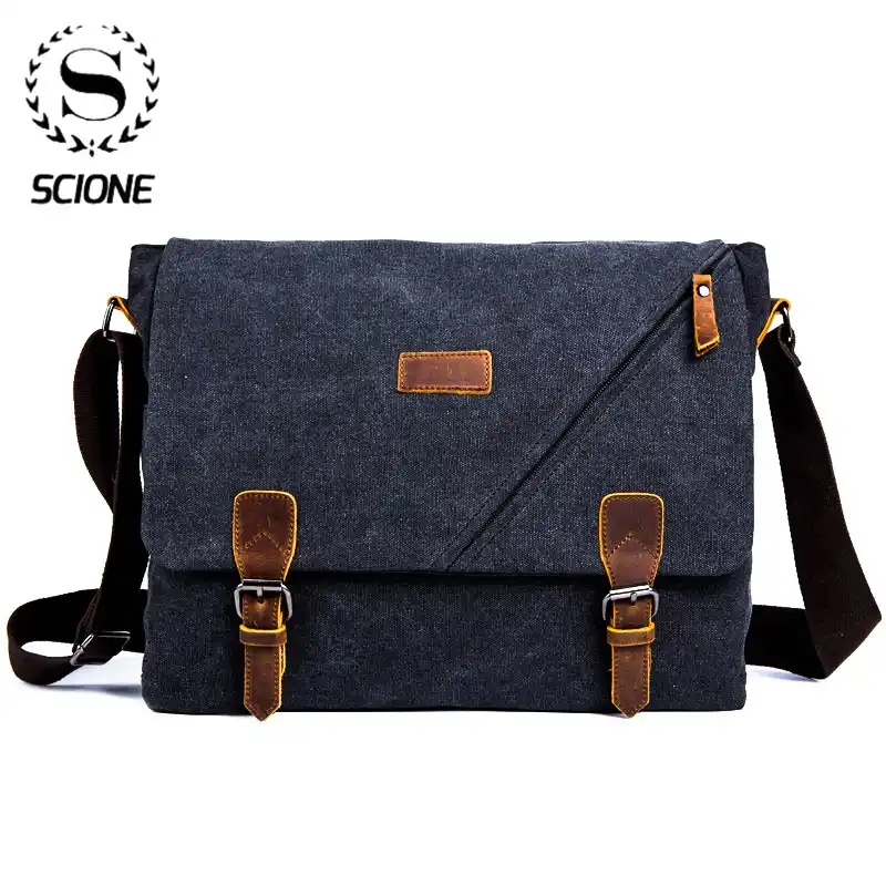 vintage canvas crossbody bag