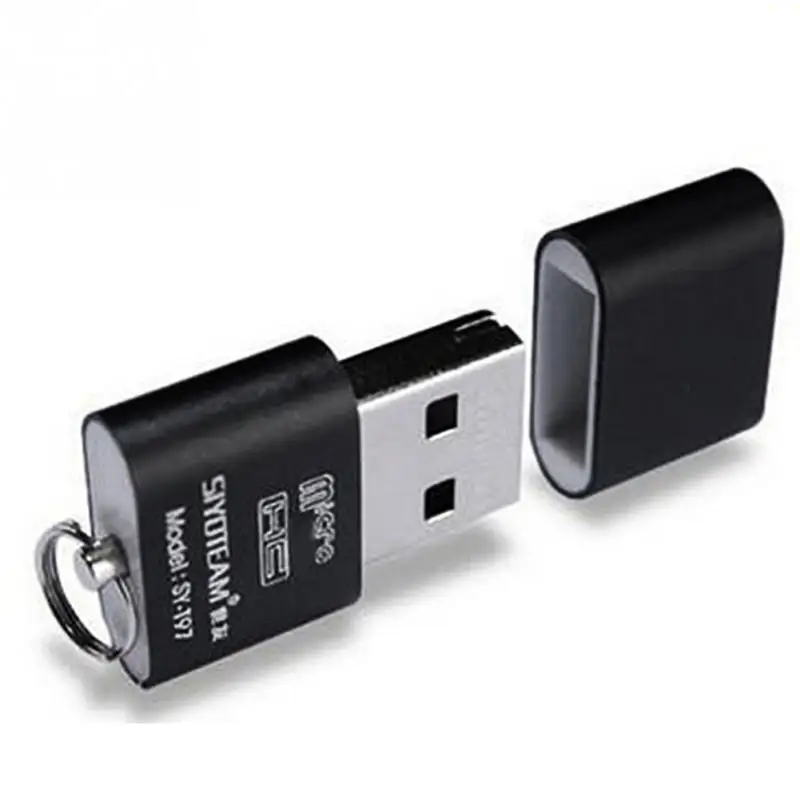 Портативный высокоскоростной USB 2,0 интерфейс Micro SD TF T-Flash адаптер для чтения карт памяти легкий считыватель карт памяти
